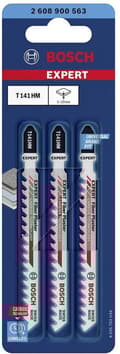 Miniatyrbild 2 av 6: Bosch tillbehör 2608900563 EXPERT “Fibergips” T 141 HM sticksågsblad, 3 st N/A 3 st(n)