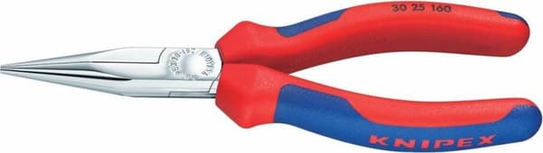 Knipex Långtång förkromad halvcirkelformade käftar 190mm