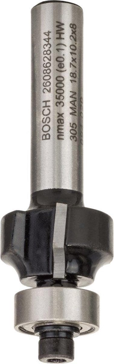 Bosch - Runda fräsar 8 mm, R1 3 mm, L 10,5 mm, G 53 mm