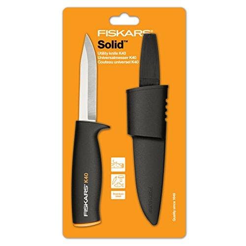 FISKARS universalkniv, længde: 225 mm, slidstærkt blad af højkvalitetsstål, til have, - 1 stk (125860)
