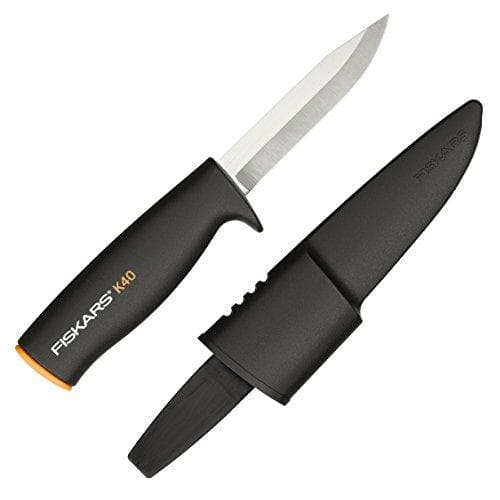 FISKARS universalkniv, længde: 225 mm, slidstærkt blad af højkvalitetsstål, til have, - 1 stk (125860)