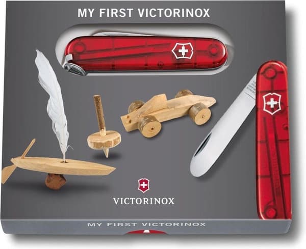 Victorinox Min första Victorinox fickkniv - 9 funktioner - Röd