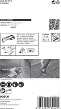 Pikkukuva 2 / 8: Bosch 2608900040 EXPERT Starlock Carbide -hiomasormi Monimateriaali AVZ32RT4