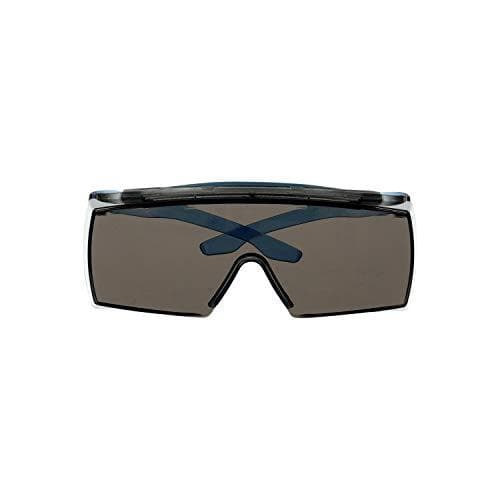 3M™ SecureFit™ 3700 Overspecs, blå ramme, integreret pandebeskytter, Scotchgard™ antidug/anti-ridsebelægning (K&N), grå linse, SF3702XSGAF-BLU