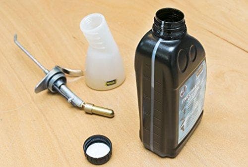 HAZET pneumatisk olja (kapacitet: 1000 ml, silikonfri specialolja, med nivåindikator) 9400-1000