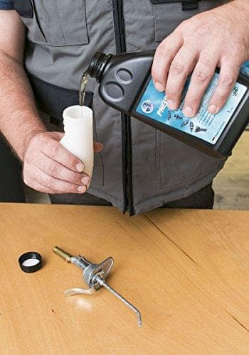 HAZET pneumatisk olja (kapacitet: 1000 ml, silikonfri specialolja, med nivåindikator) 9400-1000