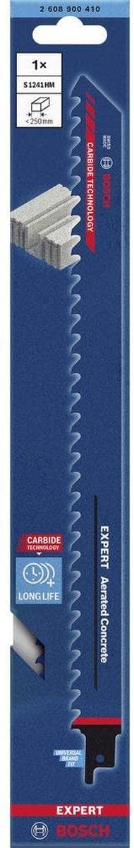 Bosch Tilbehør 2608900410 EKSPERT “Påbeton” S 1241 HM savklinge, 1 stk Savklinge længde 300 mm 1 stk.