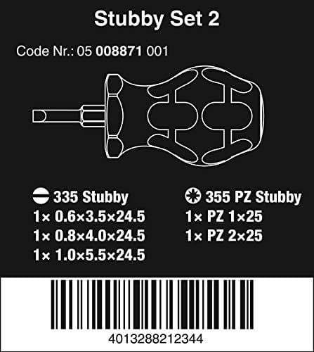 Wera 05008871001 handskruvmejselsats standardskruvmejsel (05008871001)
