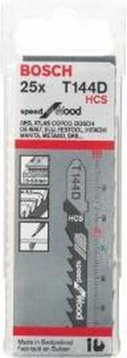 Bosch - Stiksavklinge T 144 D Speed ​​- til træ
