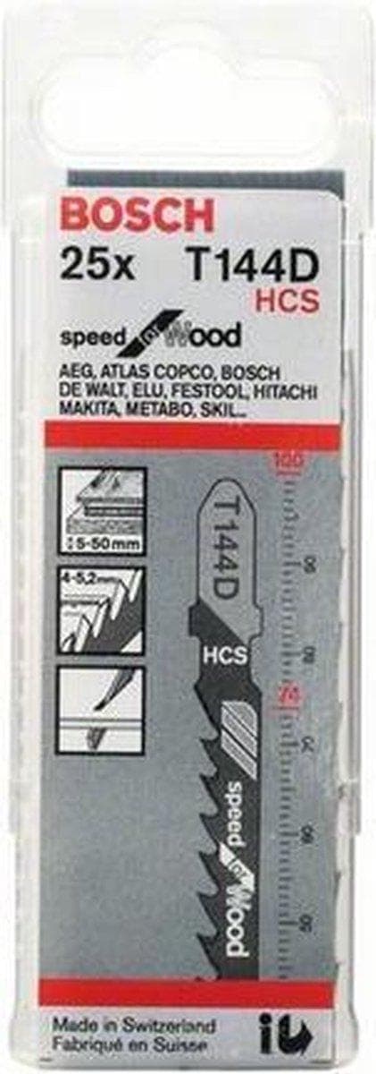 Bosch - Stiksavklinge T 144 D Speed ​​- til træ