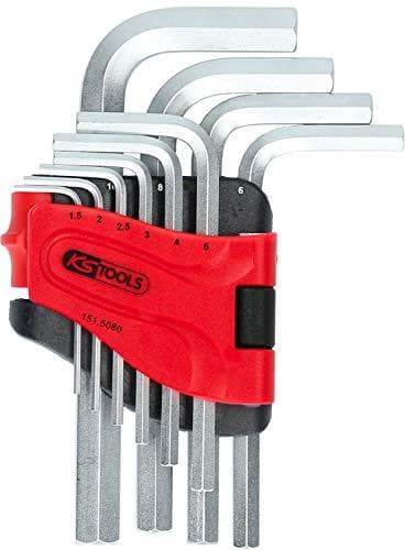 KS TOOLS Werkzeuge-Maschinen GmbH unbraconøglesæt, i foldeholder, 10 stk 1,5-10mm (151.5080)
