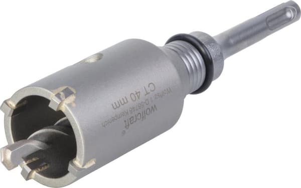 Wolfcraft Hollow core bit 40mm SDS-plus M16 skruvgänga