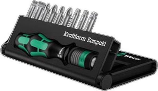Wera Bit Set Kraftform Compact 10