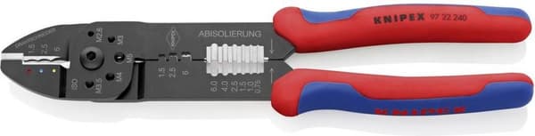 Knipex crimpeværktøj til kabelsko og stik - 9722240SB