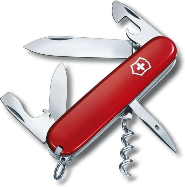 Victorinox Spartan Fickkniv - 12 funktioner - Röd