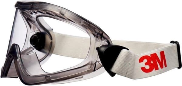 3M 2890 Goggles Inkl. anti-dug beskyttelse Hvid