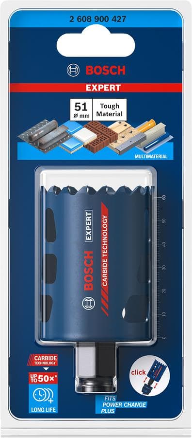 Bosch 2608900427 EXPERT Power-Change Hålsåg Tufft material - 51 mm