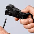 Miniatyrbillede 4 af 6: KNIPEX afisoleringsværktøj til koaksialkabler (105 mm) 16 60 05 SB, sort