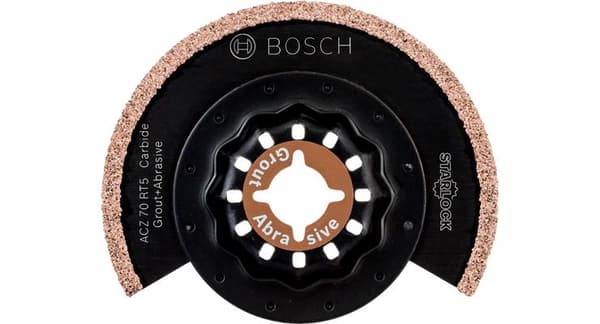 Bosch Starlock ACZ 70 RT5 - segmentsavklinge - til glasfiber, porebeton, slibemidler, cementbundet fiberplade, epoxyharpiks, blød mursten - 70 mm - ko
