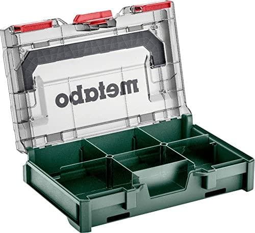 Metabo metaBOX 63 XS organizer med indsats (opbevaringsboks til ordnet opbevaring af værktøj) - 626896000