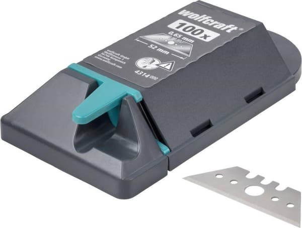 Ammattimaiset puolisuunnikkaan muotoiset veitset 0,65 x 52 mm Wolfcraft 4314000 100 kappaletta