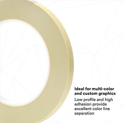 3M Color Line Tape 218 - maalarin maalarinteippi - yleiskäyttöinen - kumipohja - 55 m - 9 mm (7000048457)