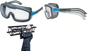 uvex i-guard skyddsglasögon, linsfärg: klara skyddsglasögon, bågfärg: antracit/blå, material: PC, - 1 st (9143266)