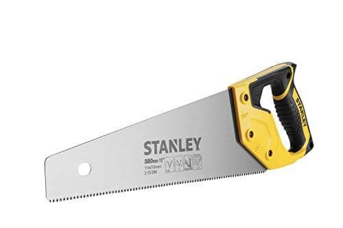 Stanley JetCut handsåg (fin, 380 mm längd, 11 tänder/tum, bi-material, hårdspetsade tänder, 45°/90° stopp) 2-15-594