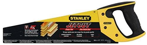 Stanley JetCut håndsav (fin, 380 mm længde, 11 tænder/tommer, bi-materiale, hardpoint tænder, 45°/90° stop) 2-15-594