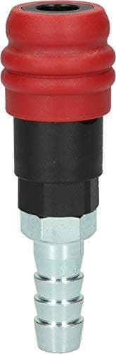 KS TOOLS Werkzeuge-Maschinen GmbH 2-stegs tryckluftssäkerhetskoppling med slangmunstycke, 14,5 mm (999,9098)