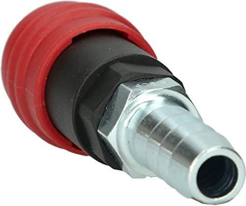 KS TOOLS Werkzeuge-Maschinen GmbH 2-stegs tryckluftssäkerhetskoppling med slangmunstycke, 14,5 mm (999,9098)