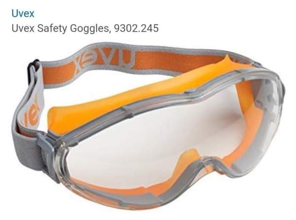 Uvex Ultrasonic 9302245 Goggles Orange Grå Din En 166-1 Din En 170