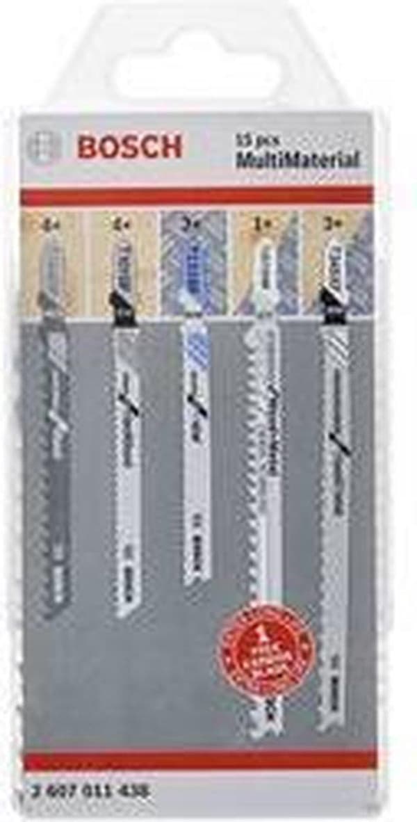 Bosch tillbehör 2607011438 JSB, multimaterialpaket, 15 st N/A 15 st.