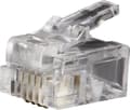 Miniatyrbillede 1 af 2: Klein Tools VDV826-601 Telefonstik RJ11 6P4C VDV826-601 Antal ben 6P4C Gennemsigtig 1 stk.