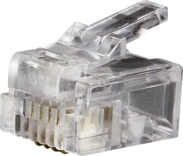 Klein Tools VDV826-601 Telefonstik RJ11 6P4C VDV826-601 Antal ben 6P4C Gennemsigtig 1 stk.