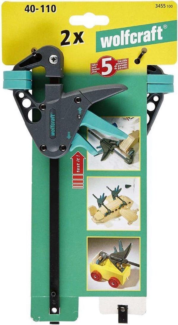 Wolfcraft Enhandsklämma 3455