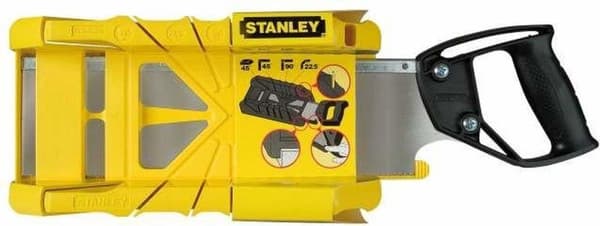 STANLEY Geringskasse med geringssav - 350 mmx 14x mmx 95 mm - Plast
