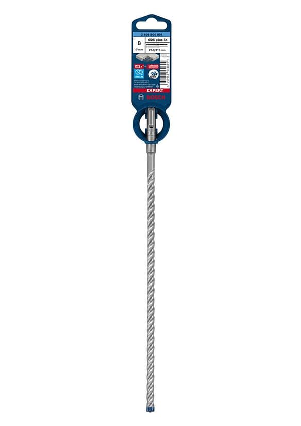 Bosch Tillbehör EXPERT SDS plus-7X 2608900091 Slagborr 1 st 8,00 mm Kombinerad längd 315 mm SDS-Plus 1 st.