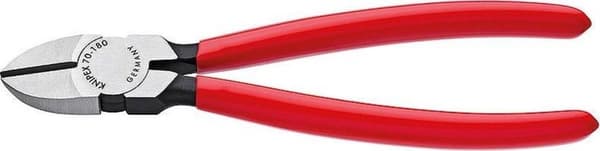 Knipex 70 01 125 Værksted Diagonalskærere Med facet 125 mm
