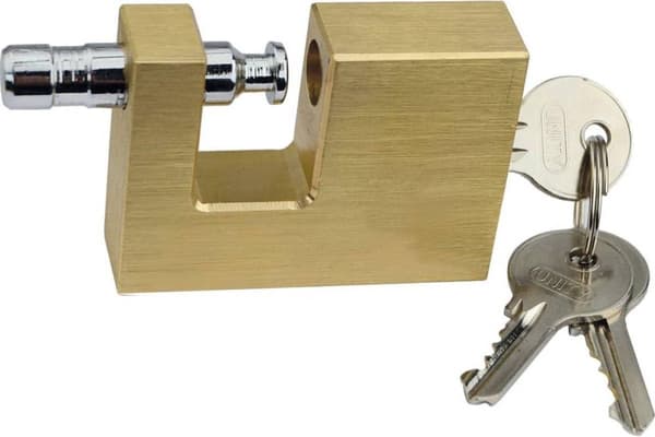 Brüder Mannesmann M41360 Hänglås 60 mm Nyckel lika Guld Hänglås med profilcylinder