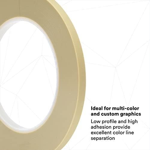 3M Color Line Tape 218 - Malerens maskeringstape - Universal - Gummibase - 55 m - 6 mm (7000048456)