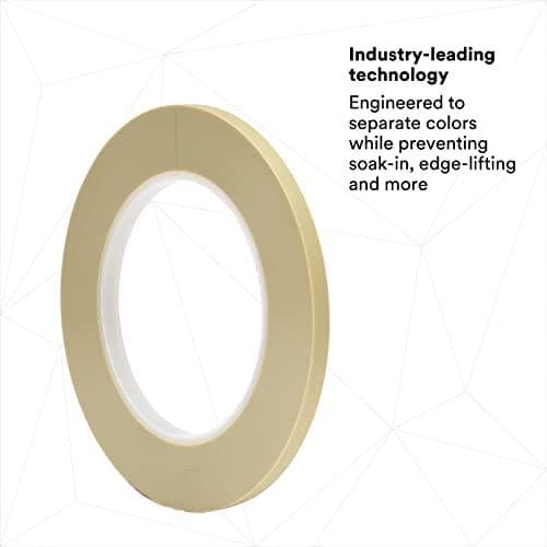 3M Color Line Tape 218 - Malerens maskeringstape - Universal - Gummibase - 55 m - 6 mm (7000048456)
