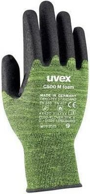 Uvex håndbeskyttelse Strick-HS, C500 M skum, Gr. 09 (6049809)