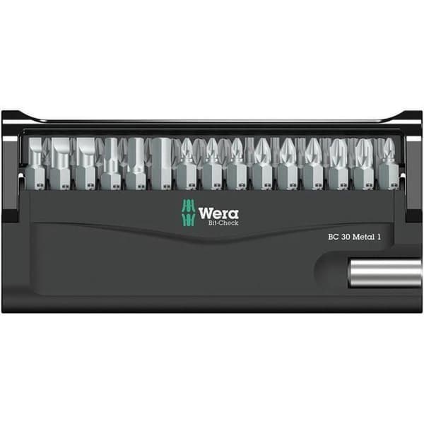 Wera 05057434001 30-delt Bit-Check 30 Metal 1 Bit sæt