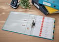 Miniatyrbillede 3 af 7: LEITZ plastikfil Corsy Soft-Touch, DIN A4, 80 mm, blå uden kantbeskyttelse, lavet af gråt karton med soft-touch overflade, - 1 stk (1061-00-61)