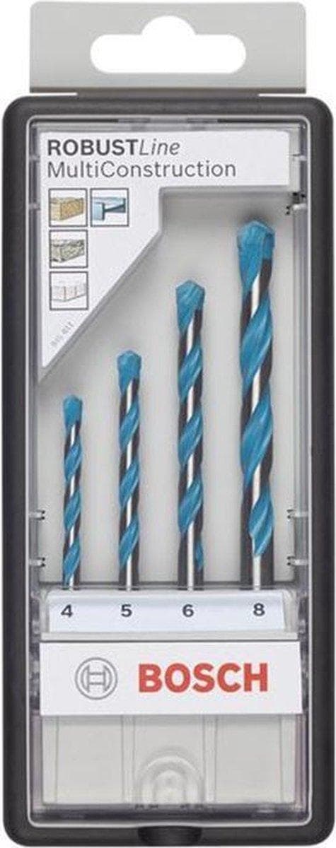 Bosch 2608900645 EXPERT 4-delt universalboresæt CYL-9 MultiConstruction 4/5/6/8 i Robustline kassette