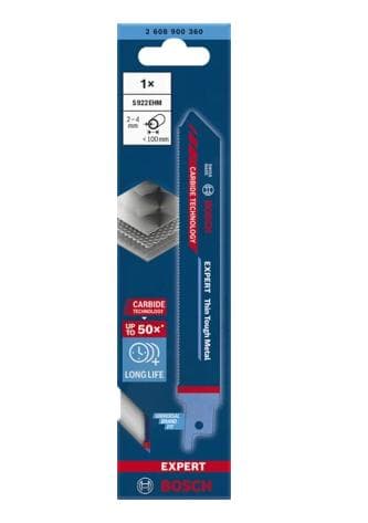 Bosch 2608900360 EXPERT Fram- och återgående sågblad S922EHM Tunn Tough Metal