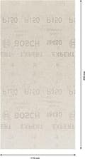Miniatyrbild 4 av 6: Bosch Professional 10x Expert M480 slipnät för lövträ, färg på trä, 115 x 230 mm, korn 150, tillbehör Orbital slipmaskiner
