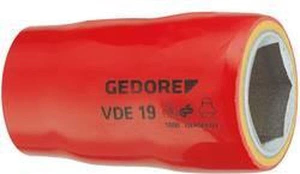 Gedore VDE 19 19 6123320 VDE topnøgleindsats 19 mm 1/2 (12,5 mm)