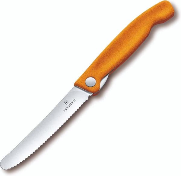 Victorinox Swiss Classic hopfällbar tomatkniv 11cm - Kartel - Orange